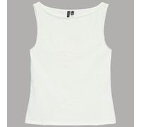 Vero Moda top canotta in misto cotone con ricamo 3D art. Vivian 10344349