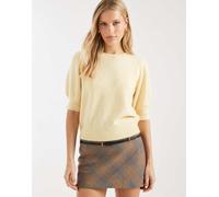Vero Moda - Top in maglia a maniche corte giallo oro L
