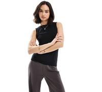 Vero Moda - Top nero in jersey con scollo a barchetta senza maniche S
