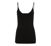Vero Moda NOS Damen Top VMMAXI MY SOFT V SINGLET NOOS, Schwarz (Black), 36 (Herstellergröße: S)