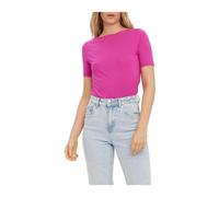 VERO MODA, ,Tops ,Donna ,Rosa ,M Top Girocollo Manica Corta Aderente