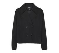 VERO MODA Trench corto da donna Vmchloemia Ga Noos, Nero, XL