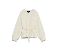 VERO MODA VERO MODA Chunky Knitted Belted Cardigan crema