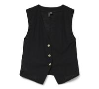 VERO MODA Vest Vmcaia SL Gilet Wvn Noos, Nero, M Donna