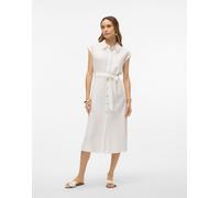 Vero Moda - Vestito camicia bianco L