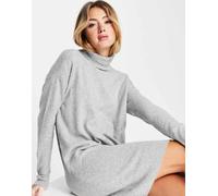 Vero Moda - Vestito maglia corto dolcevita grigio mélange 2XL