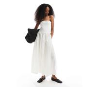 Vero Moda - Vestito midi bianco a fascia L