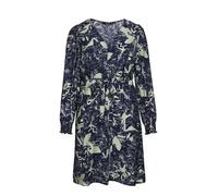Vero Moda Vmabbi NAN LS Blk Abito Camicia Wvn Vestito, Blazer Navy/AOP: Abbi, L Donna