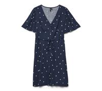 VERO MODA Vmalba SS Short Dress Wvn Ga Noos, Blazer Blu Marine, S Donna