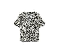 VERO MODA Vmalba SS V-Neck Shirt Wvn Ga Noos, Nero, L