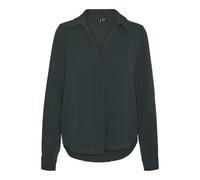 VERO MODA Vmalva L/S Collar Top Wvn Ga Camicia a Maniche Lunghe, Scarab, S Donna