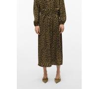 Vero Moda - VMAMELA MW 7/8 SKIRT WVN LCS GA Verde - Abbigliamento L Verde