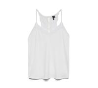 Vero Moda Vmana S/L Lace Top Noos, Top Donna, Bianco (Snow White), M