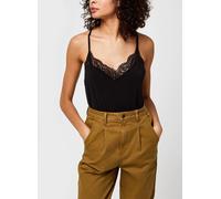 Vero Moda - Vmana SL Lace Top Ga Noos Nero - Abbigliamento M Nero