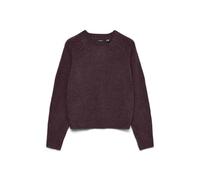 VERO MODA Vmaquarius LS O-Neck Raglan Pullover BF, Winetasting, L