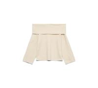 VERO MODA Vmaries LS Offshoulder Maglione BF, Betulla, XS