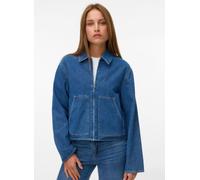 Vero Moda - Vmaura Ls Denim Jacket Si342 Blu - Abbigliamento M Blu
