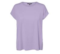 VERO MODA Vmava Plain SS Top Ga Jrs Noos T-Shirt, Lilla Pastello, L Donna