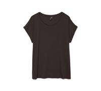 VERO MODA Vmava Plain SS Top Ga Jrs Noos, Torta al Cioccolato, XS Donna
