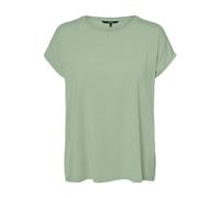 Vero Moda Vmava Plain SS Top Ga Jrs Noos, Verde - Smoke Green, L