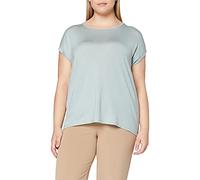 VERO MODA Vmava Plain SS Top Ga Noos Maglietta, Grigio, XS Donna