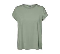 Vero Moda VMAVA Plain SS Top GA Noos, T-Shirt Donna, Opacity, Desert Sage, X-Large