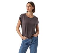 VERO MODA Vmava Plain SS Top Gajrs Noos T-Shirt, Asfalto, XL Donna