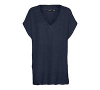 VERO MODA Vmawsome Ga Boo-Gilet con Scollo a V Maglioncino, Blazer Blu Marine, XS Donna