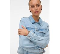 Vero Moda - Vmaya Ls Denim Jacket Mix Blu - Abbigliamento L Blu