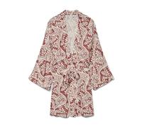 VERO MODA Vmbali 3/4 Kimono Wvn Btq Ga, Marsala, XL Donna