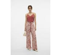 Vero Moda - VMBALI HW WIDE PANTS WVN BTQ GA Rosso - Abbigliamento S Rosso