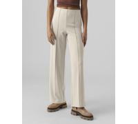 Vero Moda - Vmbecky Hw Wide Pull On Pant Noos Beige - Abbigliamento M X 32 Beige
