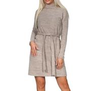 VERO MODA Vmbella LS-Abito Corto Jrs Noos Jersey, Silver Mink/Dettagli: Melange, M Donna