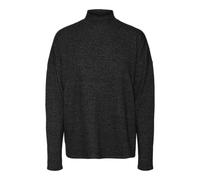 VERO MODA Vmbella LS Top Jrs Noos Maglietta a Maniche Lunghe, Nero/Dettaglio: mélange, L Donna