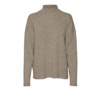 VERO MODA VMBELLA LS Top Jrs Noos, Silver Mink/Dettagli: Melange, S