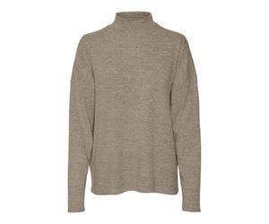 VERO MODA VMBELLA LS Top Jrs Noos, Silver Mink/Dettagli: Melange, S