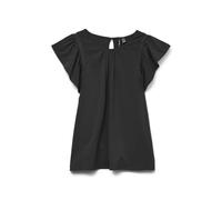 VERO MODA Vmbella SS Lace Top Wvn Ga Noos, Nero, M Donna