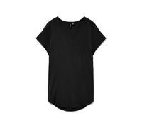VERO MODA Blusa Donna Manica Corta Girocollo vestibilità Regolare Essential, Colore:Nero, Taglia:XL