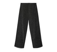 VERO MODA Vmberlin MW Wide Glitter Pant Noos, Nero, (S) W x 34L