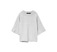 VERO MODA Vmboom 2/4 O-Nk Oversize Pullove Ga Noos, Chiaro Grigio Melange, M Donna