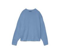 Vero Moda - Maglione morbido blu allure con scollo rotondo M