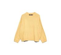 VERO MODA Vmboom LS O-Neck Pullover Ga Noos, Golden Haze, XS