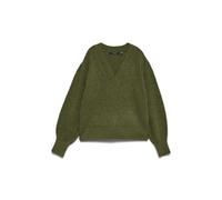 VERO MODA Vmboom LS V-Neck Pullover Noos, Cipresso, M