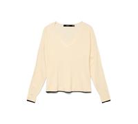VERO MODA Vmbreeze LS V-Neck Pullover Ga Boo Maglione Lavorato a Maglia, Betulla, XL Donna