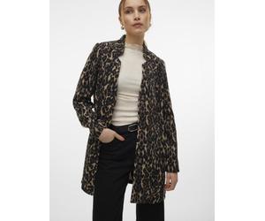 Vero Moda - VMBRUSHEDKATRINELEO AW JACKET GA ENT Marrone - Abbigliamento M Marrone