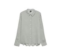 VERO MODA Vmbumpy L/S Basic Shirt Wvn Ga Noos, Laurel Wreath, S