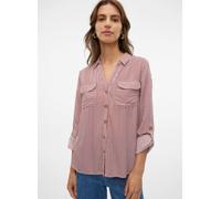 Vero Moda - Vmbumpy L/S Shirt New Wvn Ga Noos Rosso - Abbigliamento XS Rosso