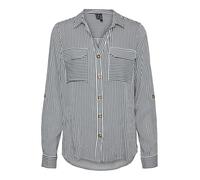 VERO MODA Vmbumpy L/S Shirt New Wvn Noos Vmbumpy L/S - Maglietta New Wvn Noos Donna (Pacco da 1)