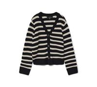 VERO MODA Vmcalla LS V-Neck Cardigan Noos, Nero, L