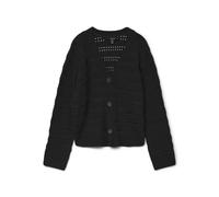 VERO MODA Vmcalla LS V-Neck Cardigan Noos, Nero, XS